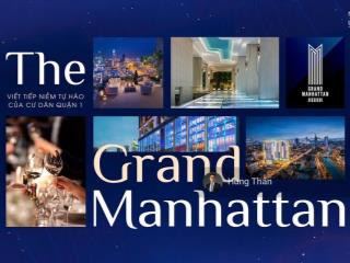 Chính chủ cần bán nhanh căn góc view công viên, hồ bơi, diện tích lớn tại grand manhatan quận 1
