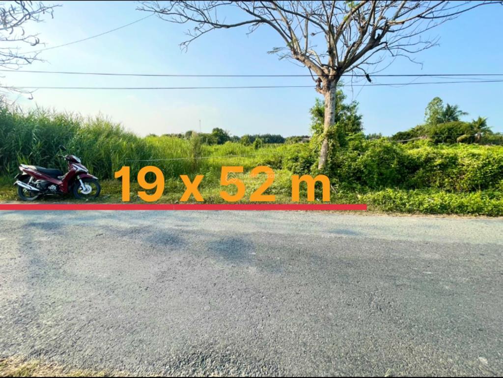 Bán 19 x 52 mặt tiền nhựa 30/4 phước tân hưng (992m2) có 300m2 thổ cư thích hợp villa nhà vườn vv