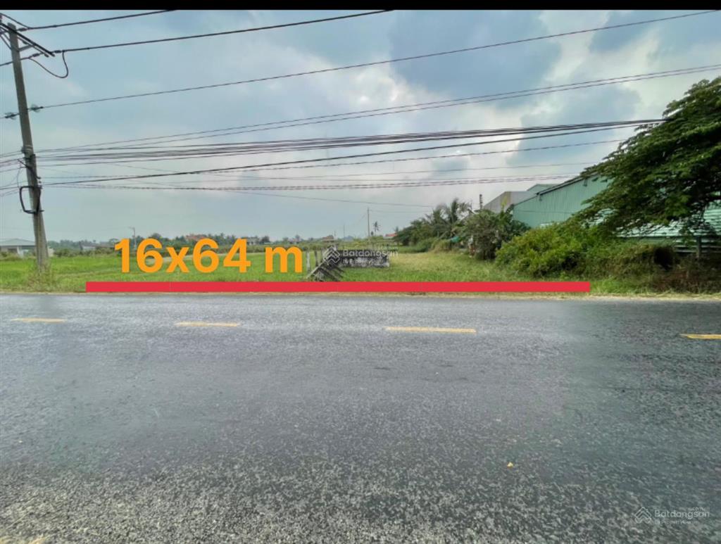Bán 1000m2 mặt tiền kinh doanh đường tỉnh lộ 827b 16 x 64m có 180 m2 thổ giá 5 tỷ 500 triệu