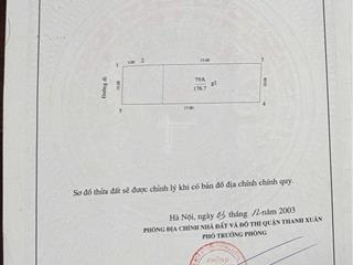 Bán mặt phố quan nhân 177m2 giá 73 tỷ thanh xuân