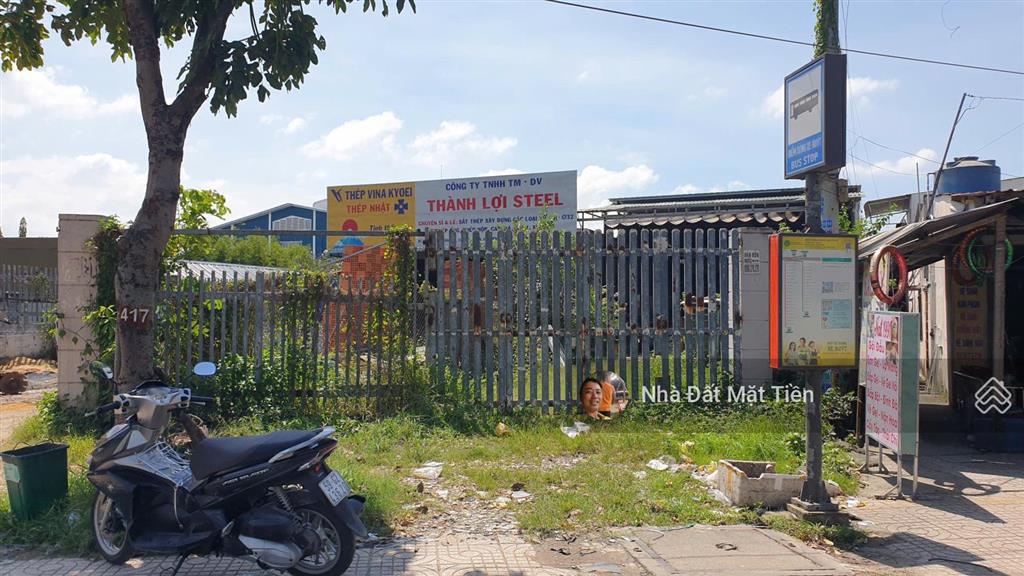 Đất thổ cư mặt tiền nguyễn văn bứa dt 9m*33m, gần cty sambu, xuân thới sơn  hóc môn