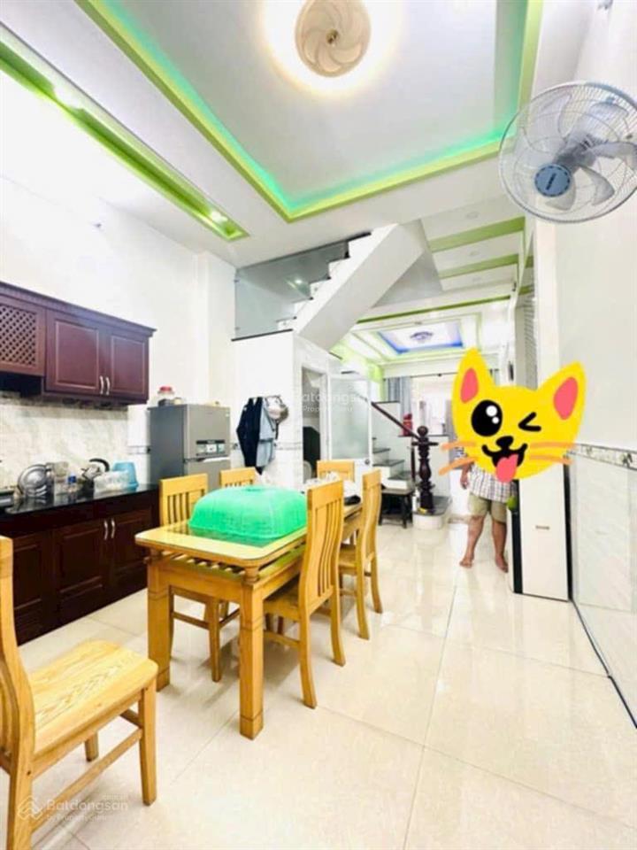 Nhà mới 4 tầng  76m²  4x19m hẻm 8m  ngay đường tên lửa, p. bình trị đông b  bình tân  7,x tỷ