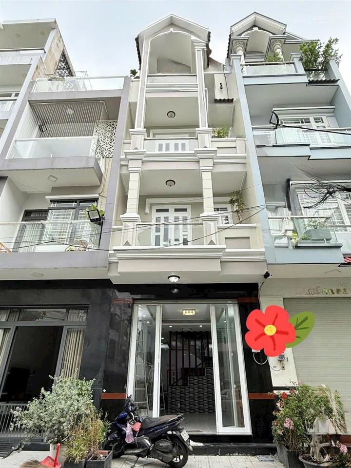 Ngang 9 tỷ  bán nhà mới đẹp 4 tầng  68m2  4x17  mặt tiền khu tên lửa  an lạc a  bình tân