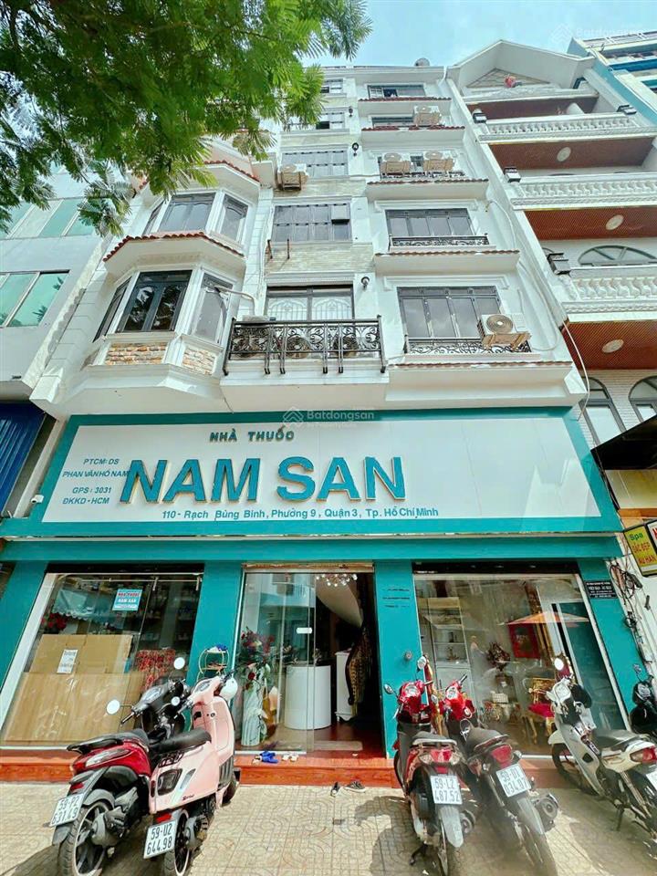 Bề ngang khủng trung tâm quận 3  10x6,1m  6 tầng  hđt 600 tr/năm  chỉ 18 tỷ