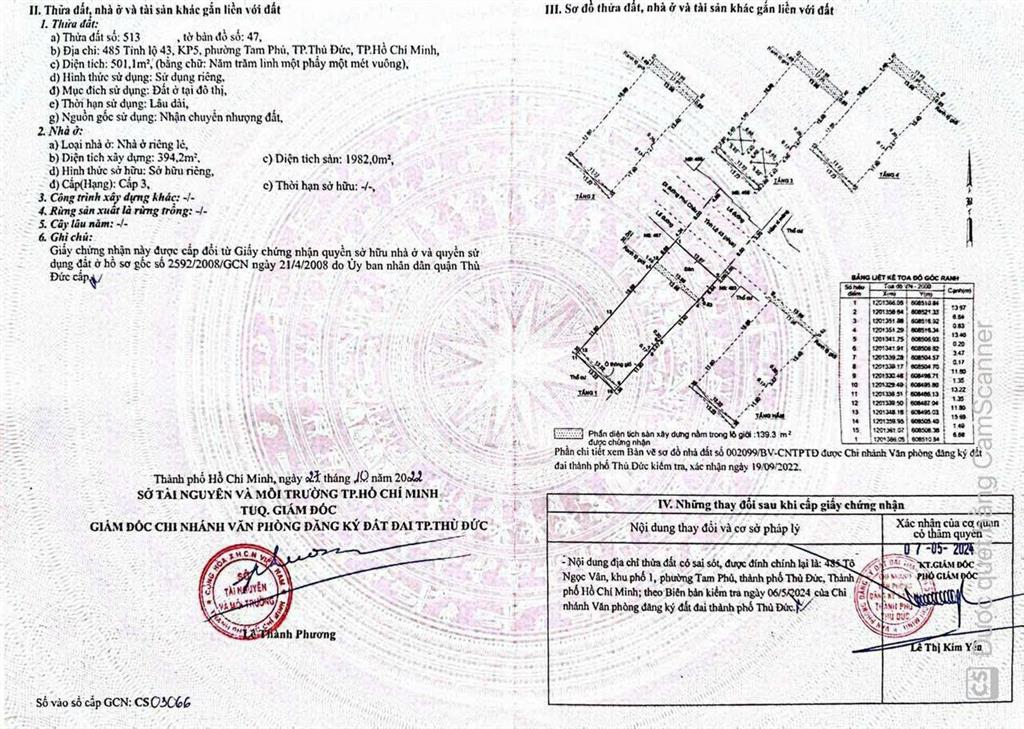 Chính chủ cần bán toà nhà 485 tô ngọc vân thủ đức (dt 2000m2 sàn), dòng tiền 5%/năm giá 75 tỷ