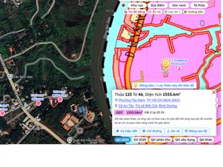1,321 tỷ 1.555 m2 đất trồng cây hàng năm, qh 2030 đất ở đô thị odt an tây, bến cát, bình dương