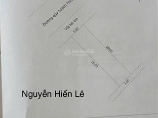 Bán đất nguyễn hiến lêhoà xuâncẩm lệ đà nẵng
 dt 100m2 (5 x 20) , đường 7,5m
 khu phố vip của