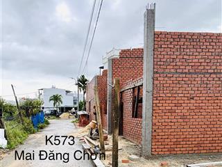 Bán đất kiệt 573 mai đăng chơn, nhs, đà nẵng
 dt 90m2, ngang 6,8m
 kiệt ô tô tránh nhau