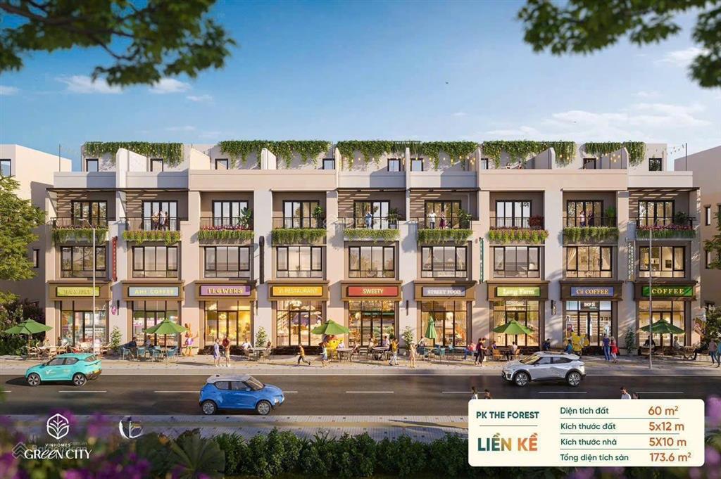 Nhà phố vinhomes homes hậu nghĩa long an 5x12 chỉ 5ty740 phân khu sunrise
