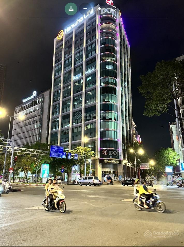 Bán tòa nhà văn phòng góc hai mặt tiền hàm nghi, p nguyễn thái bình, q1. 37,54mx34m, 2 hầm 21 tầng