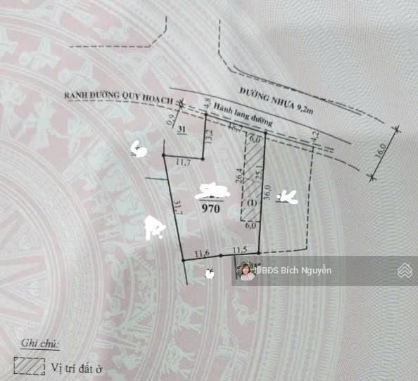 970m2 đất đường lớn trung tâm phường 2phù hợp mở nhà hàng, khách sạn, làm kho, gara...