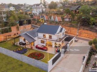 Villa sân vườn cực xinh hai mặt tiền an bình, 502m2, p. 3, đà lạt, 37 tỷ tl