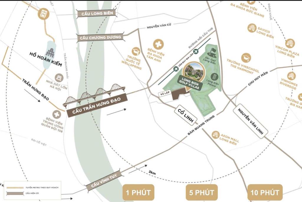 Mở bán biệt thự dự án long biên golf villas bất động sản sân golf duy nhất nội thành hà nội