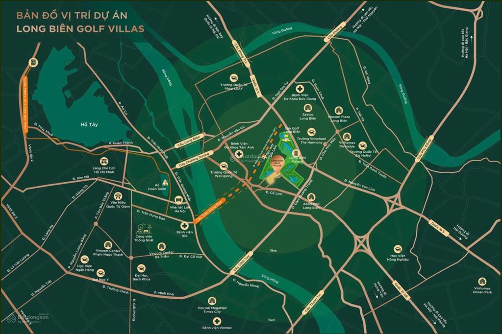 Mở bán biệt thự dự án long biên golf villas bất động sản sân golf duy nhất nội thành hà nội
