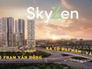 Căn hộ skyzen phạm văn đồng, loại 2pn1wc bàn giao cao cấp.  tư vấn ưu đãi 18% đợt đầu
