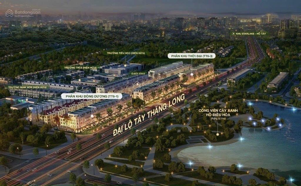 Bán nhà liền kề biệt thự dự án sunshine capital đường tây thăng long