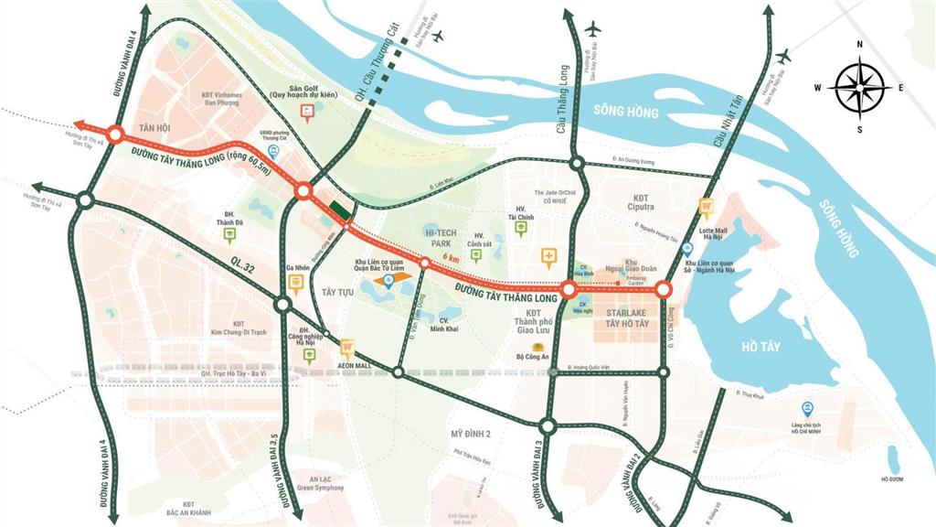 Bán nhà liền kề dự án avenue garden đường tây thăng long diện tích 143m