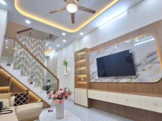 Bán nhà phạm văn chiêu, 40m2, 4 tầng xây mới, sân để xe rộng, sân thượng trồng cây, chỉ 5,95 tỷ