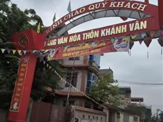 Đất khánh vân, khánh hà, thường tín,hà nội,dt45m mt4m gía 2,65 tỷ.sát cầu vành đai 4 cách 100m ô to