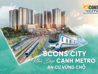 Bán căn góc bcons city, bàn giao full nội thất, nhận nhà ngay. giá 2,95 tỷ