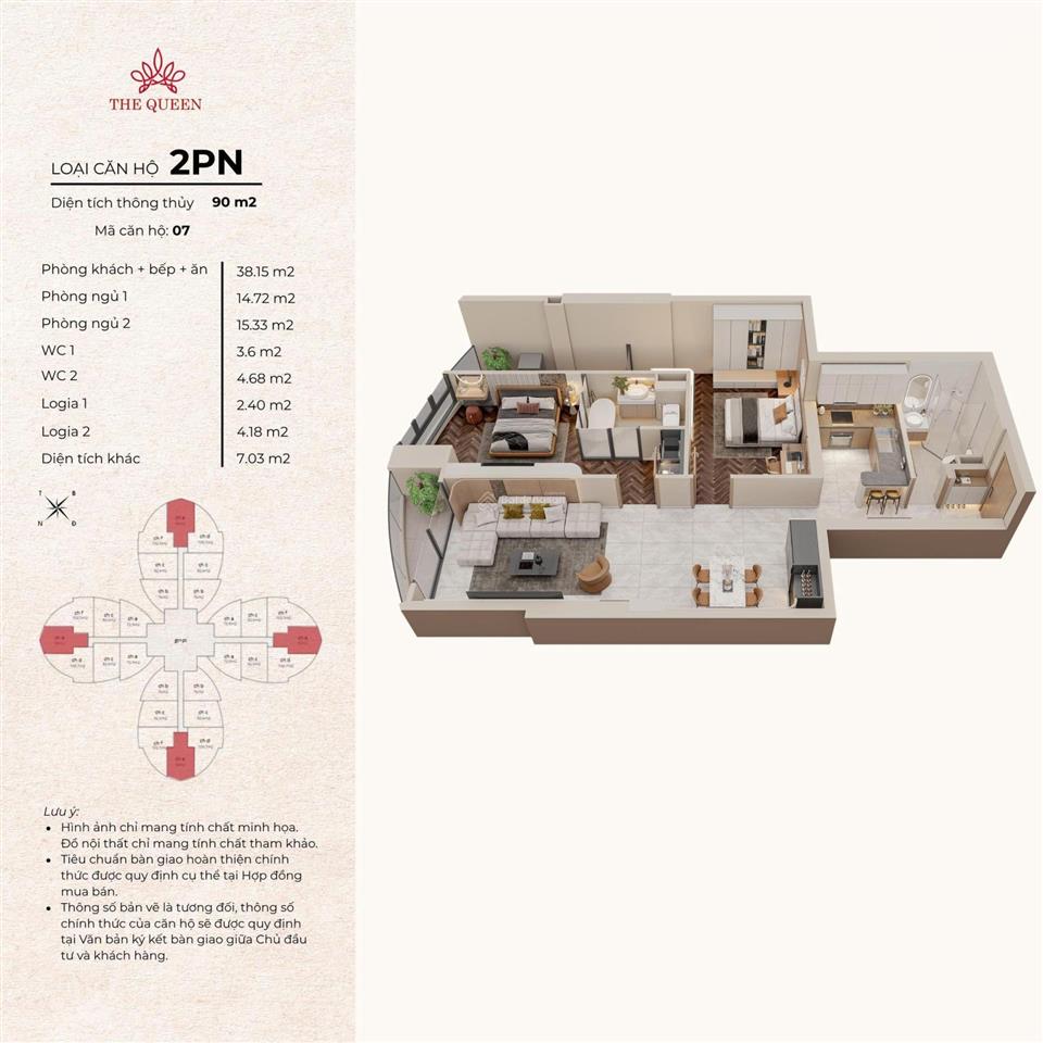 Full bảng giá, csbh dự án the queen 360 giải phóng, chiết khấu lên đến 1,3 tỷ, giá từ 9x triệu/m2