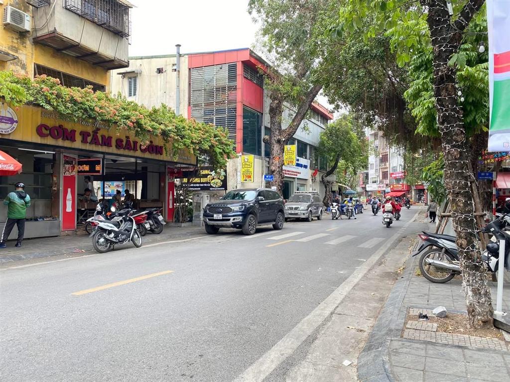 Phố tạ quang bửu 130m2 31 tỷ ôtô đỗ cửa ngày đêm, vỉa hè 6m + gpxd, kd cafe, nhà hàng