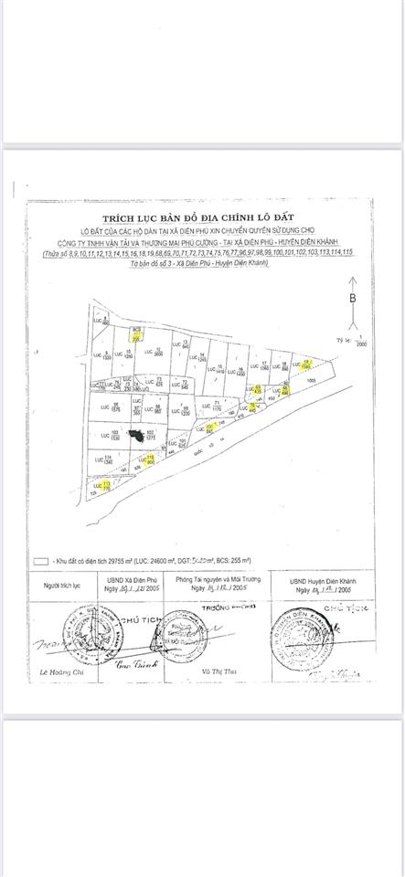Đất sản xuất kinh doanh dt 25.000m2  mặt tiền ql 1a  giáp cụm kcn diên phú  cách biển 10km