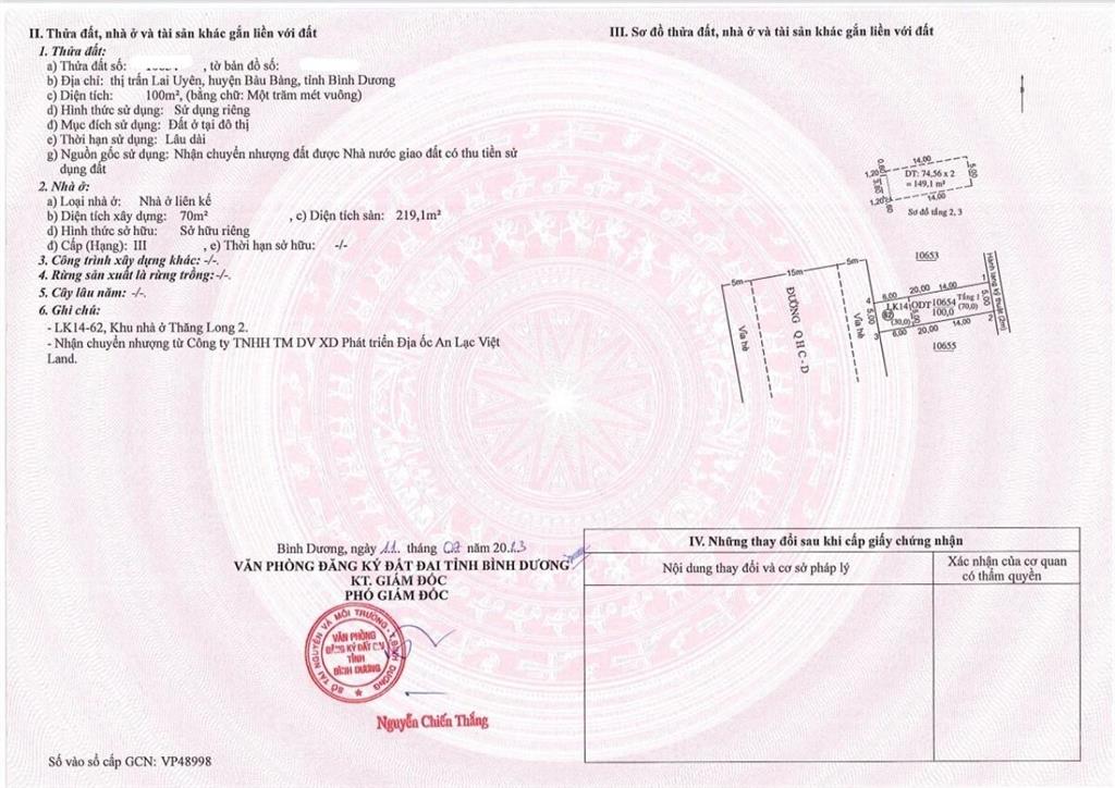 Nhà 1 trệt, 2 lầu xây sẵn, sổ hoàn công, giá rất ngộp.  0931 191 ***