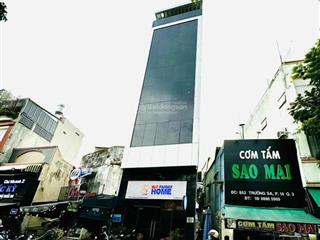 Bán building văn phòng mặt tiền trường sa, quận 3. dt 5.5x16m. 6 tầng. hđt 80tr/tháng. giá 32 tỷ
