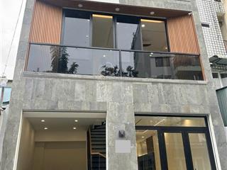 Bán nhà mới 4pn, 5wc, 55.1m2, trệt 2 lầu tum sân thượng, mặt tiền đường số, gần cầu giồng ông tố