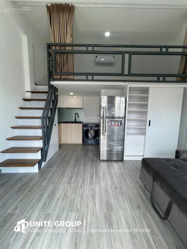 Phòng có gác cao 2m 37m2, ban công, máy giặt riêng, điện biên phủ, bình thạnh, gần cầu thị nghè, q1