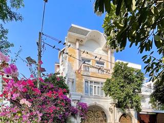 Villa hoa giấy, 1 hầm 3 tầng sân thượng, hồ bơi, khu bên sông hiệp bình chánh, gigamall