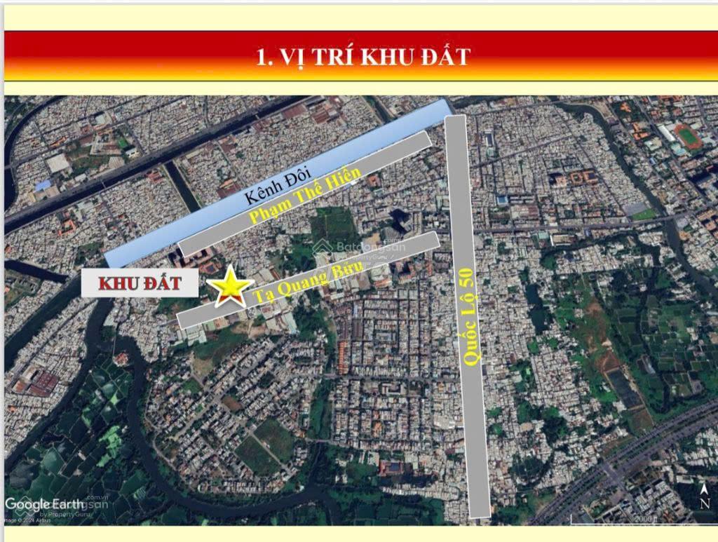 Bán lô đất siêu hiếm 2.776m2 mặt tiền tạ quang bửu, quận 8 vị trí trung tâm, vuông vức 0937 986 ***