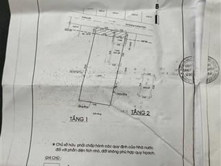 Gấp bán giảm sâu 2 tỷ còn 17,5 tỷ  mặt tiền tân thới nhất, q12 đất 345m2 12x28,8m cn 315m2