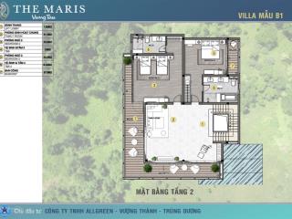 Hàng siêu hiếm  bán nền biệt thự 385,6m2 tại resort the maris vũng tàu. giá 20 tỷ.