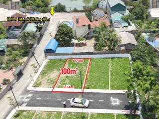 [tin vip] đất nền sóc sơn, 100m2, mặt tiền 6.74m, ngay gần hồ đồng đò, giá nhỉnh 2 tỷ/ô.