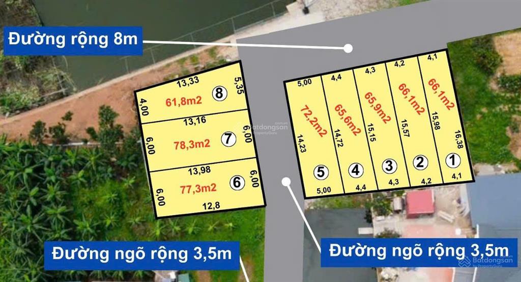(tin hot) đón sóng kcn tràng duệ 3, an lão, hải phòng, 62m2 mt 5m, ô tô đỗ cửa, giá 600  790tr