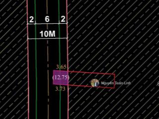 Đất vàng 54m2 nam hồng đường thông, ô tô tránh, quy hoạch ra đường 10m
