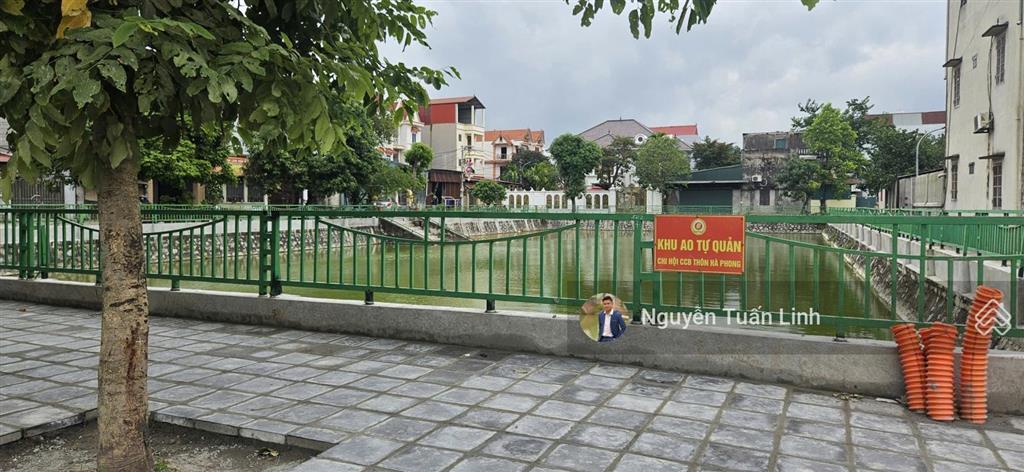 Bán 136m2 đất hà phong, liên hà  ngõ thông  sát hồ điều hoà, nvh thôn