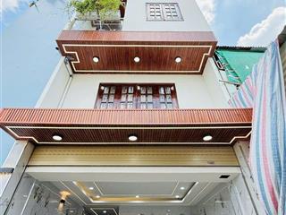 Nhà mặt tiền thụt đường bờ sông tham lương, phường 15, dt 4x14m, 5 tầng, full nội thất