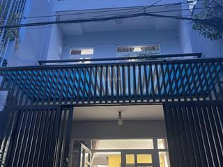 Nhà hẻm xe hơi 5m 1 trục lê văn thọ phường 8, dt 4,55x14m (61m2), 3 tầng, 4pn 5wc