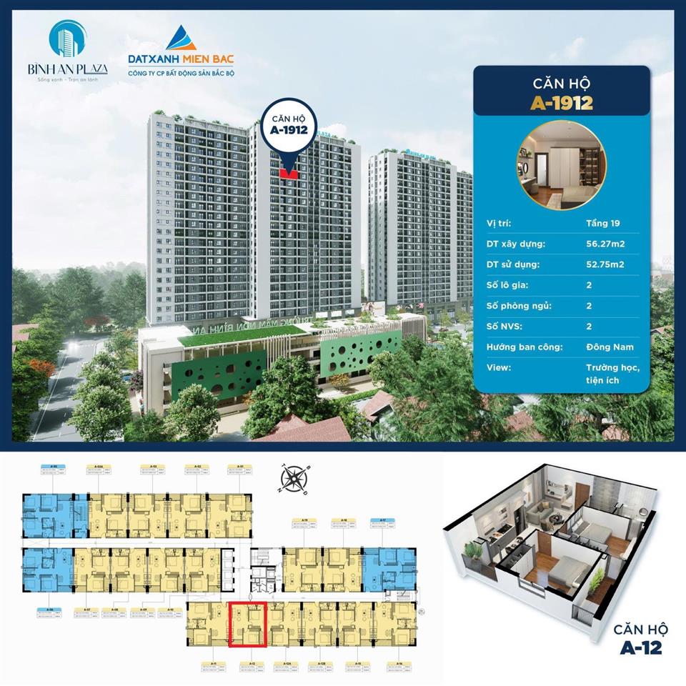 Chính chủ ủy quyền, bán căn hộ 12 tầng 19, chung cư bình an plaza, ngay bv tỉnh thanh hoá