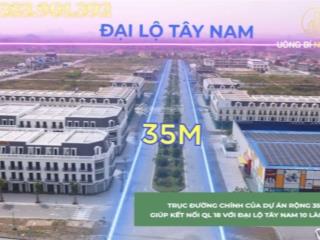 Nóng nóng chỉ 3,x tỷ nhà phố shophouse kinh doanh 4 tầng new city uông bí