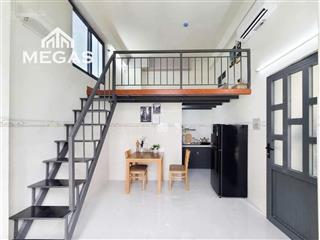 Sắp trống căn gác cửa sổ mặt tiền lớn full nội thất