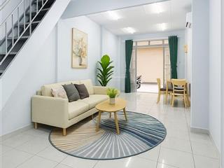 Nhà hẻm 1 sẹc sầ.m u.ất trần bình trọng gần bệnh viện lớn và các trường đại học. dt 55m