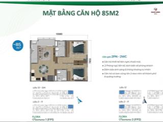 Mizuki park  bán căn 2pn, 2wc toà fp2 panorama căn góc view đẹp