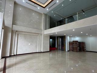 Cho thuê nhà mp thanh nhàn 120m2 x 4 tầng, mt 6m, thông sàn, thang máy, có hầm.  0974 557 ***