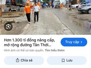 Bán nhà mặt tiền tân thới hiệp 21, quận 12  ngang hơn 6m, 141m2, nhỉnh 11 tỷ tl thiện chí.