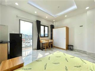 Cho thuê căn hộ studio ban công  thang máy  rộng 35m2  gần hvcb  chu văn an   0366 197 ***