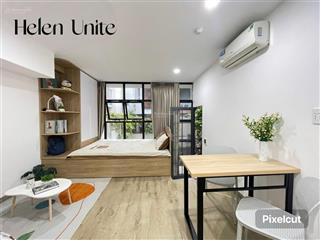 Trống sẵn căn hộ studio cửa sổ lớn  full nt  max 3 bạn  có bảo vệ  gần đh uef, hub, hutech